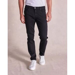 NEW RYE 51 Silo Pants 38x34 Black Straight French Terry Twill Stretch Comfort